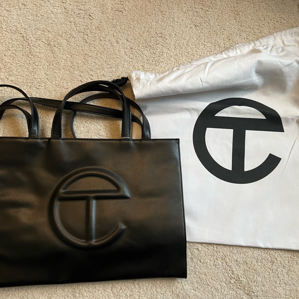TELFAR medium shopper tote. Never used with tags.